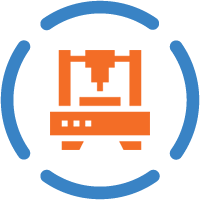 CNC Machine, Manufacturing Equipment Hard Drive Recovery Service Icon